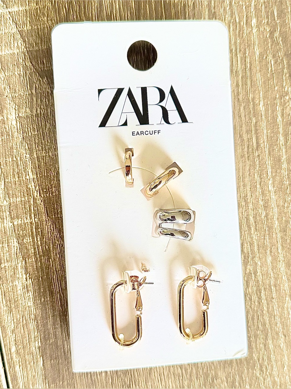 ZARA Gold and Silver Mixed Metal Earring Set